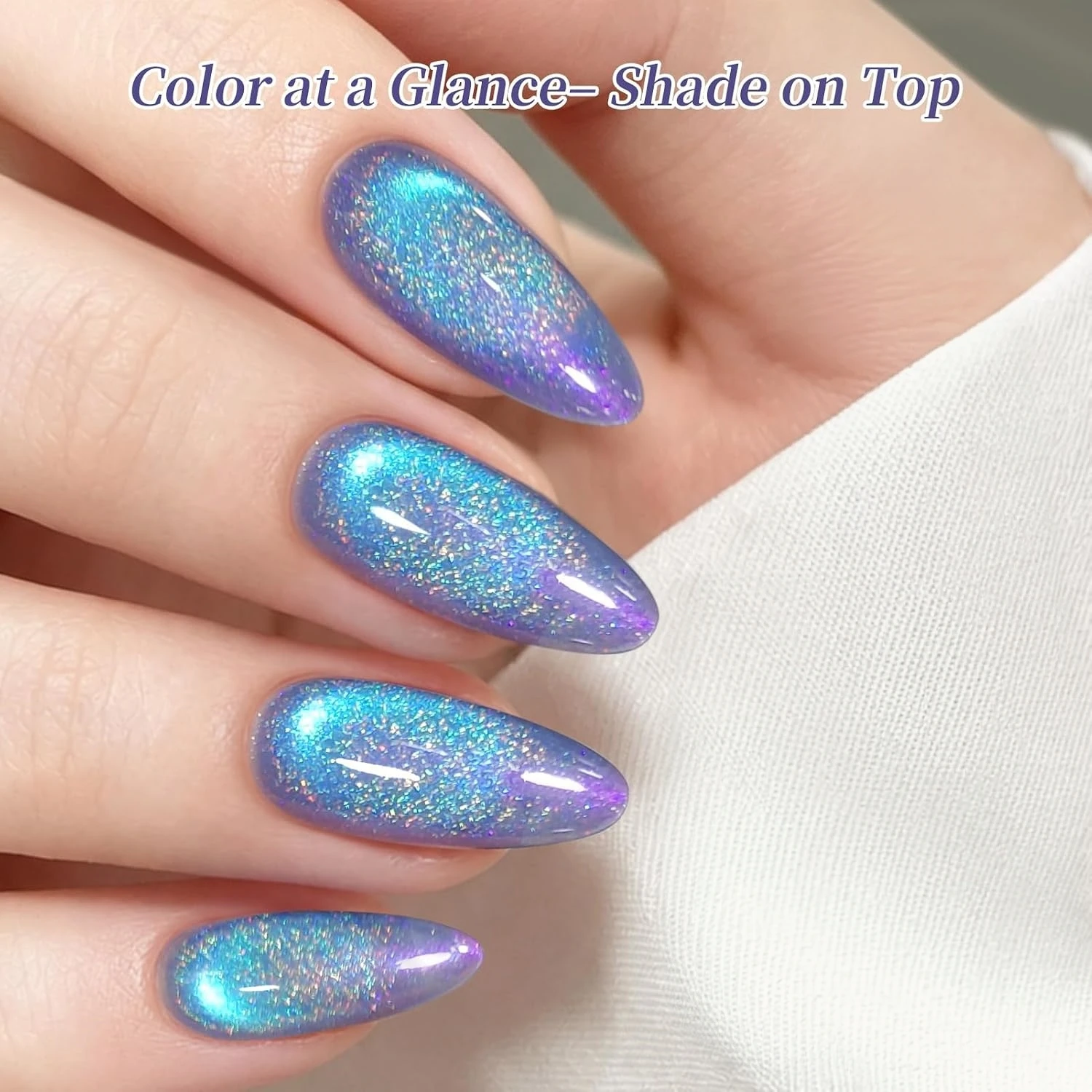 15ml Blue Purple Holographic A - Nail Art Violet recension och pris