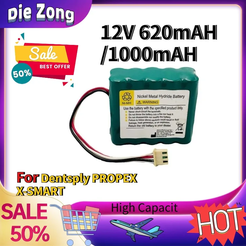 In Stock For Dentsply PROPEX X-SMART 12V 620mAH /1000mAH Root Canal Instrument Motor Battery