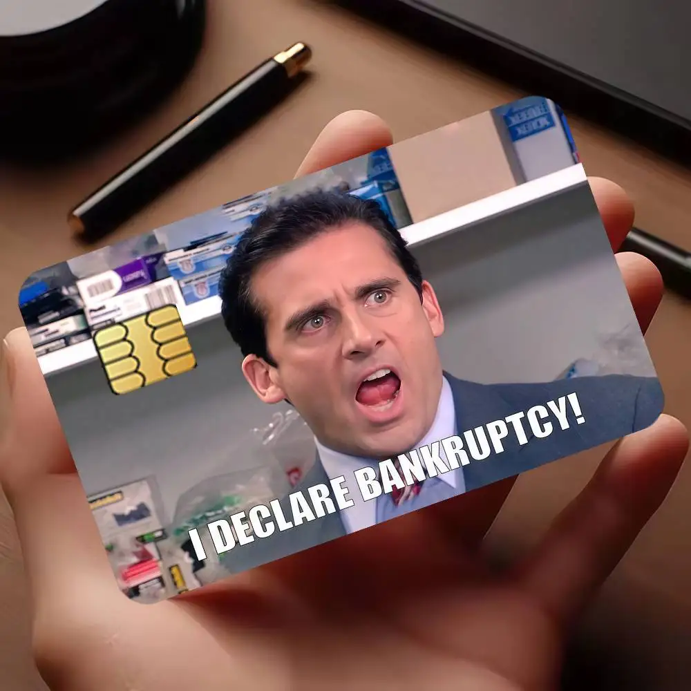 Bankruptcy Credit Card Public Transportation Cards Protective Sticker Waterproof Card Face Decoration 4PCS