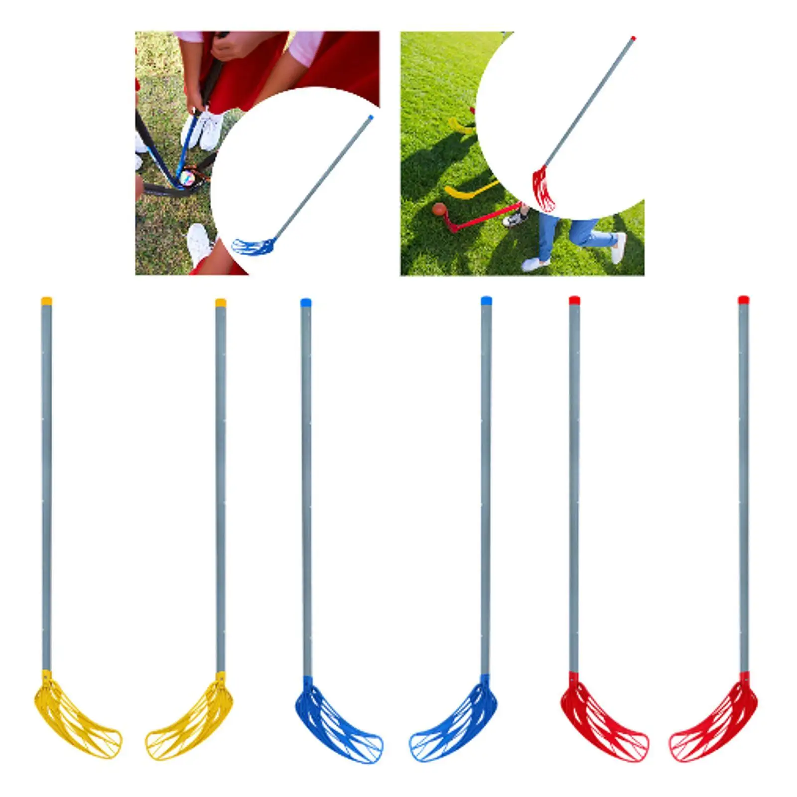 عصا الهوكي طول العمود 85 سم تحسين معدات هوكي الجليد خفيفة الوزن عصا الكرة الأرضية للرياضات الخارجية