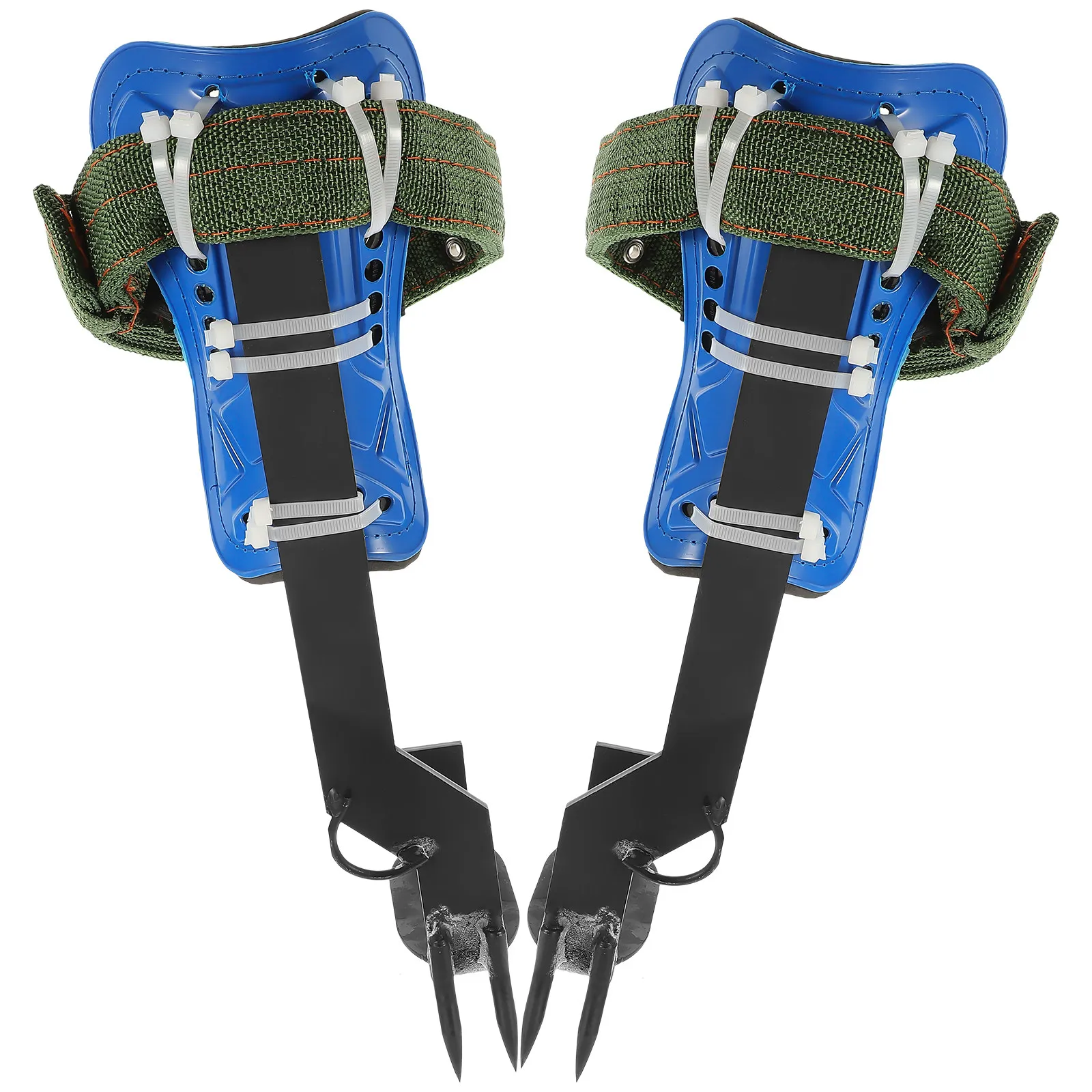 

1Set Professional Tree Climbing Spikes Shoes Made of Solid Iron Rust Resistant Wide Base Foot Support Easy Insertion Into Bark