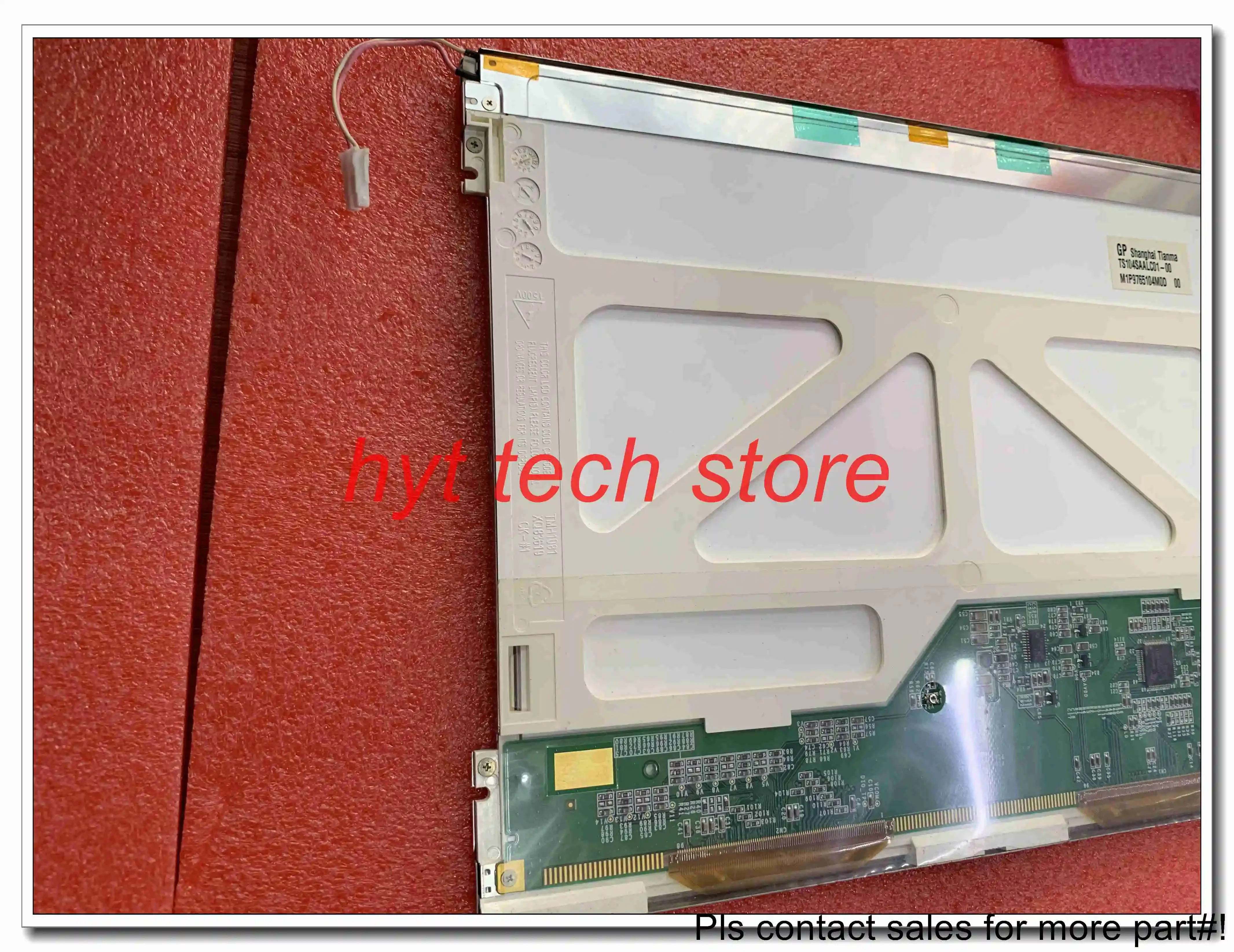 Panel lcd de 10,4 PULGADAS TS104SAALC01-00 800*600 100% probado antes del envío