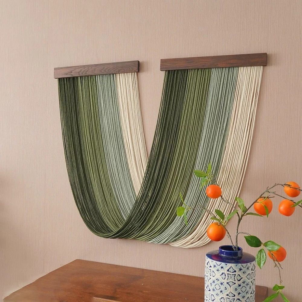 Large Hand Woven Macrame Tapestry Bohemian Wall Hanging Tapestry  Wedding Background Home Decoration
