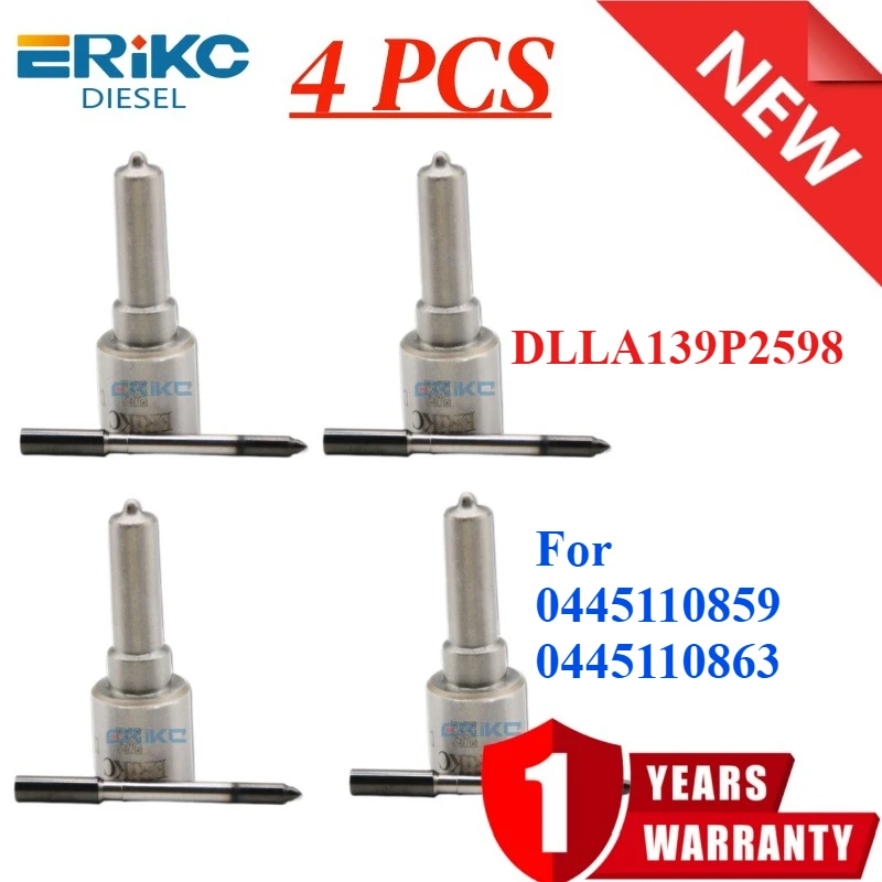 

DLLA 139P 2598 Топливная форсунка DLLA139P2598 Дизельная форсунка Common Rail DLLA 139 P 2598 для 0445110859 0445110863