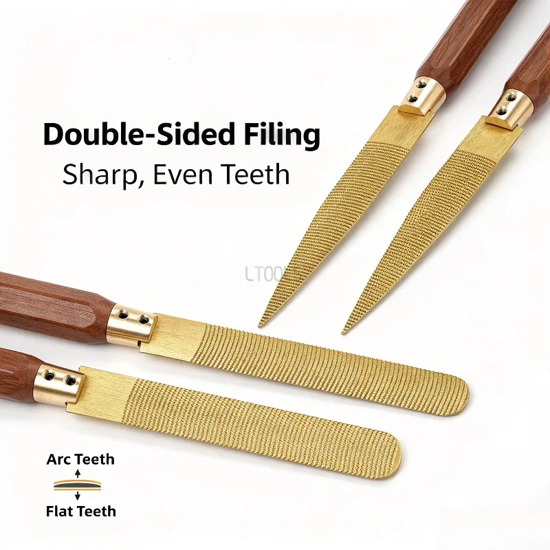 6 Inch Wood Rasp File Coarse Teeth High Hardness Half Round & Taper Files Woodworking Rasps for Hardwood Polishing Shaping
