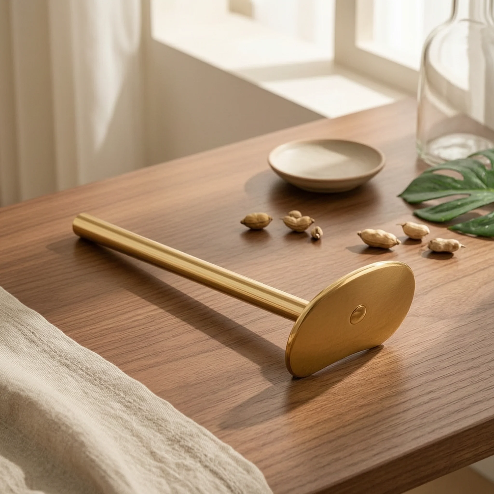 Gua Sha Tool Manual Gua Sha Scraper Massage Scraper with Handle Portable Long-Lasting for Self-Care