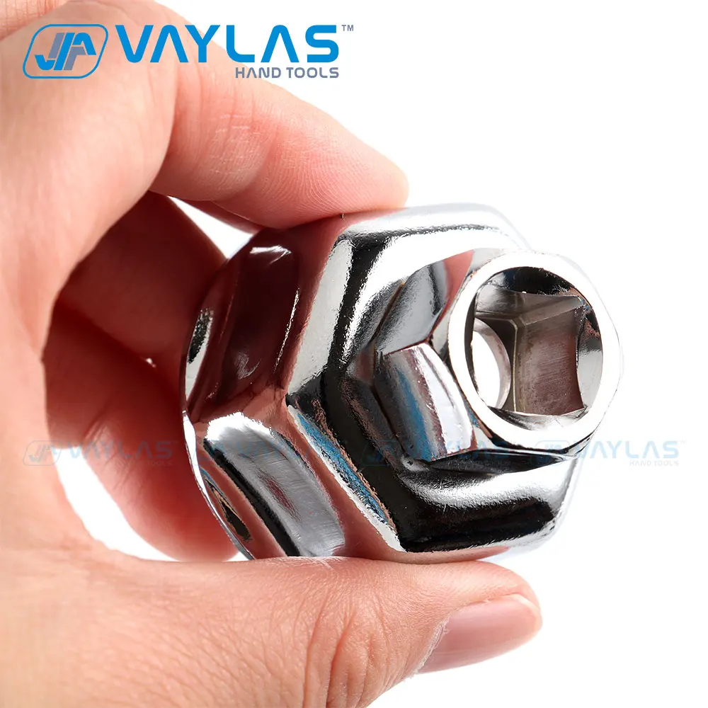 Oil Filter Wrench Removal Cap 1/2\'\' Drive Head Oil Change Tool 6 Flutes for Car Repair Tools 27mm 32mm 36mm