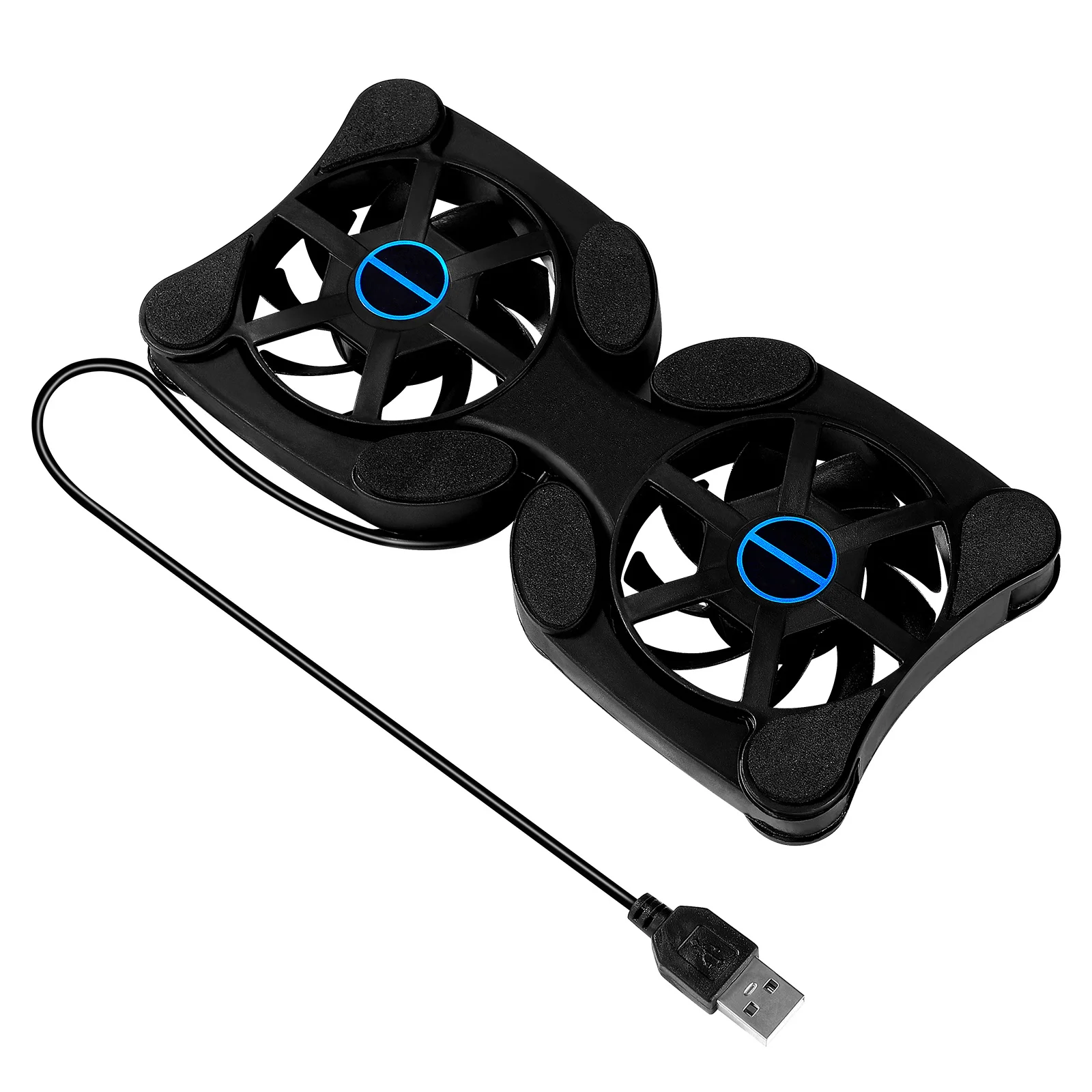

Laptop Cooler Portable Folding Octopus Shape USB Powered 2 Fans Notebook Cooler Strong Heat Dissipation Laptop Cooling Fans