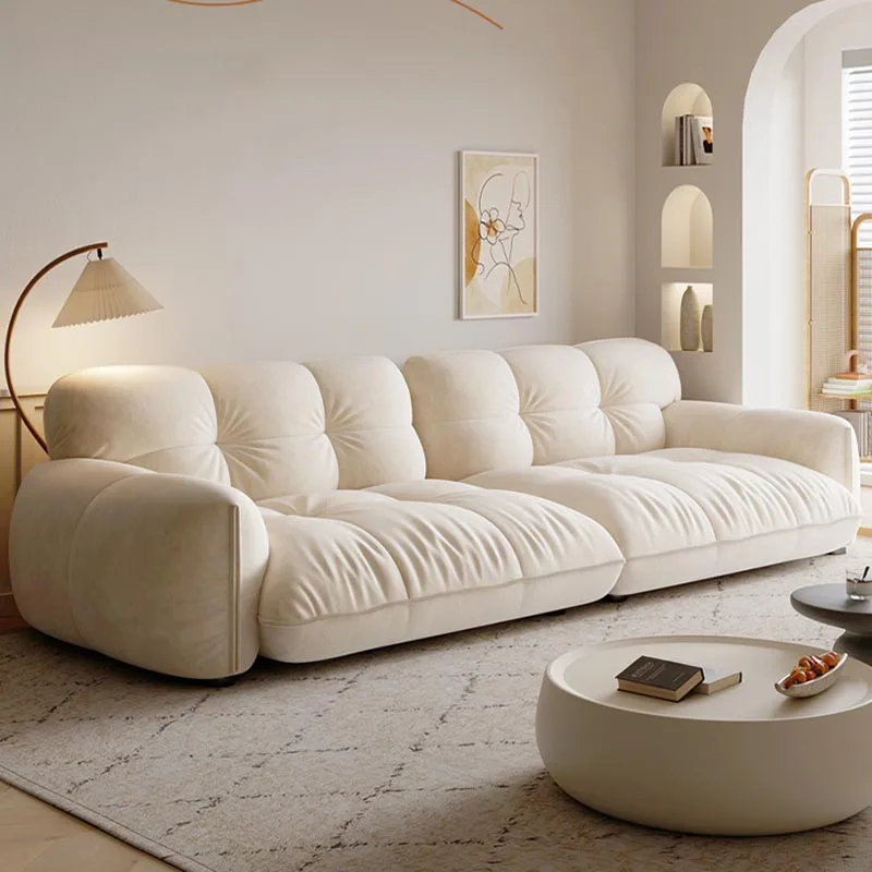 

Reclining Europe Soft Sofas Lazy Simple White Wood Designer Puffs Sofa Living Room Choice Divano Soggiorno Home Furniture