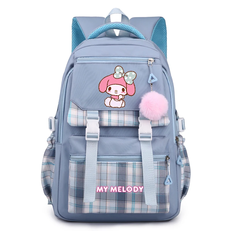 

MINISO Anime Sanrio My Melody Kuromi Cinnamoroll Backpacks for Kawii Toys Backpack School Student Gift Student Back To School