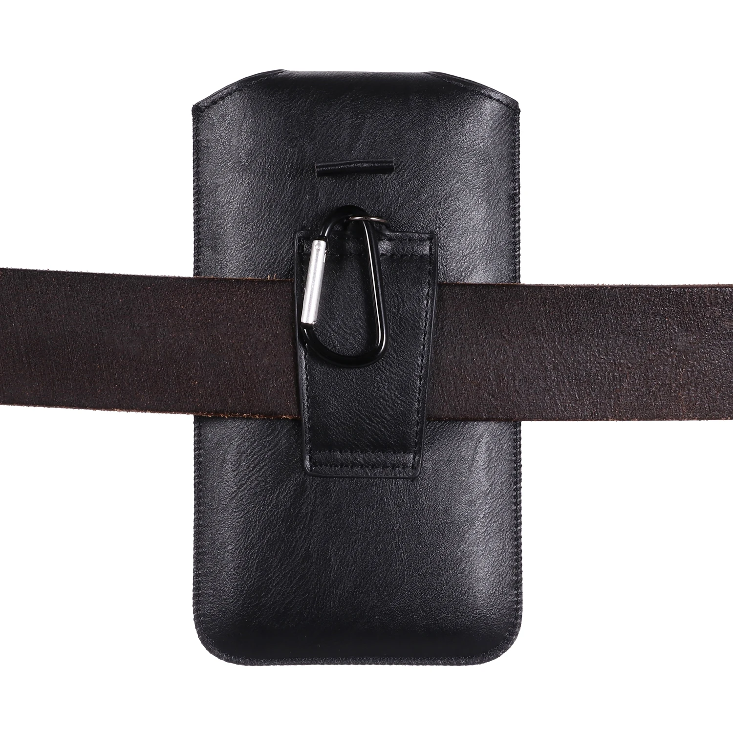 Universal Pull Leather Belt Clip Case For iPhone 15 14 13 12 11 Pro 7 8 Plus XR XS Max Cover Mobile Phone Waist Pouch