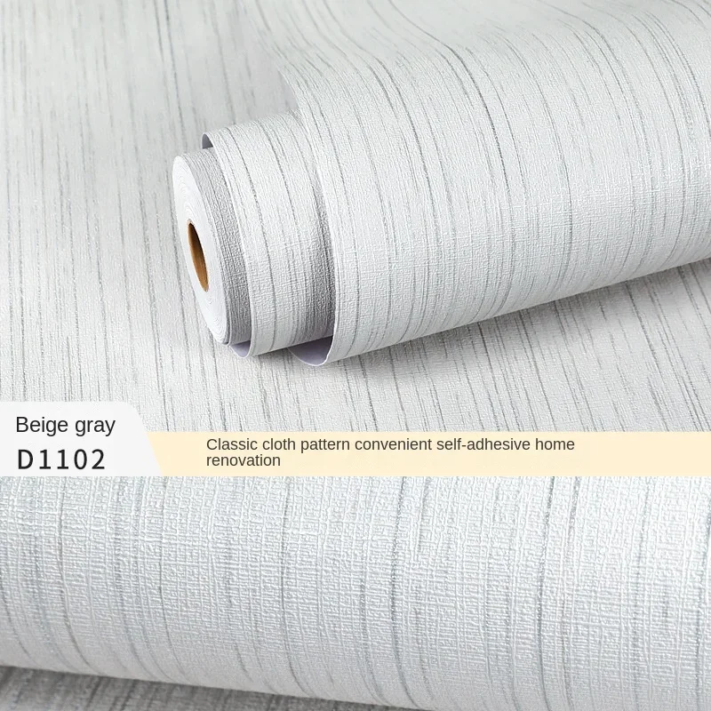 50cm Thickened Imitation Cloth Pattern Decor Stickers Vinyl Self-adhesive Waterproof Removable Wallpaper for Bedroom Living Room
