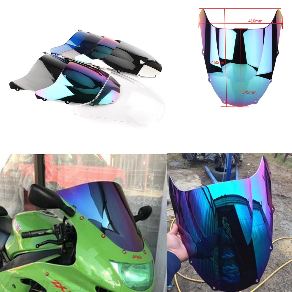 Motorcycle Windscreen Covers Screen Motorbikes Deflector Windshield For Kawasaki NINJA ZX9R ZX-9R ZX 9R 1998 1999