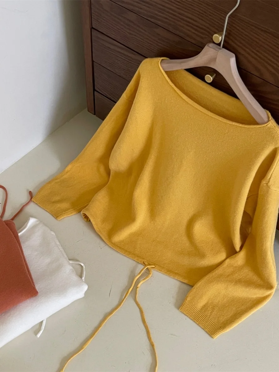 

Soft Hand-Knitted Casual Sweater Heavy Embroidery Bellovi Sle Long Sve High Collar Regular Thin Autumn Winter Knitwear