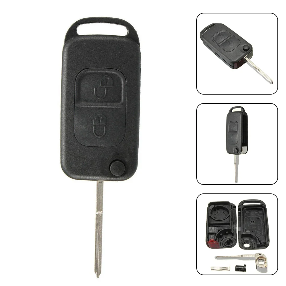 

Чехол для ключей, брелок для ключей 60*32*16 мм, аксессуары, откидные детали, необрезанное лезвие, автомобиль, 1 шт., для Mercedes-Benz A C E W168