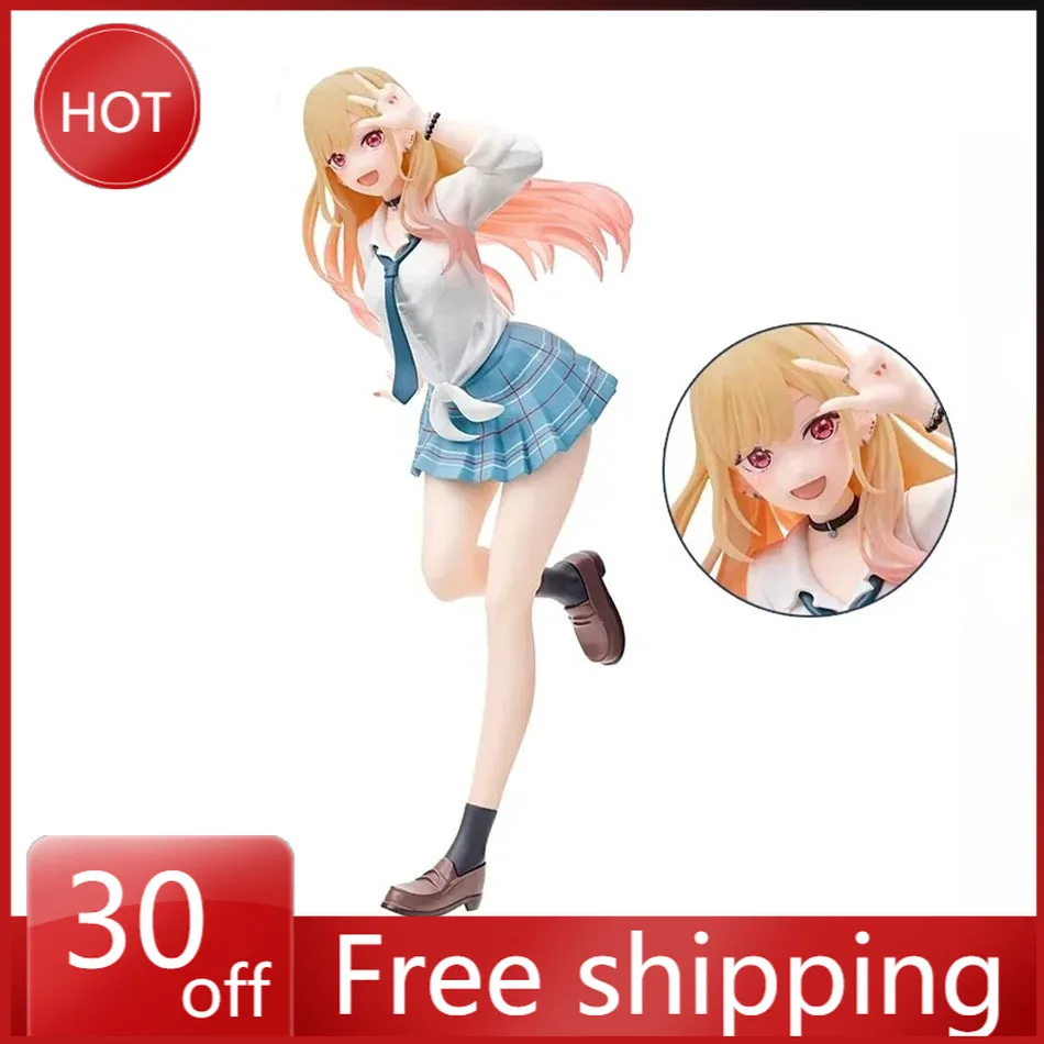 

18cm My Dress Up Darling MARIN KITAKAWA Uniform Cute Kawaii Anime Figure Room Decoration PVC Model Collector Birthday Gift Toys