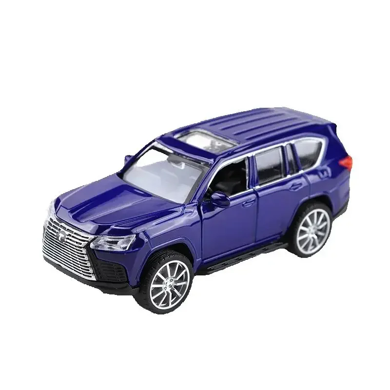 รถของเล่น SUV แบบไดแคสต์ ขับเคลื่อน 4 ล้อ รุ่น 2 ประตู สำหรับเด็ก แบบดึงหลัง ขับเคลื่อนได้เหมือนจริง