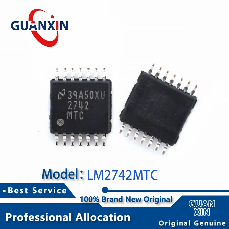 

100% New LM2742MTC LM2742MTCX TSSOP-14 Marking 2742MTC