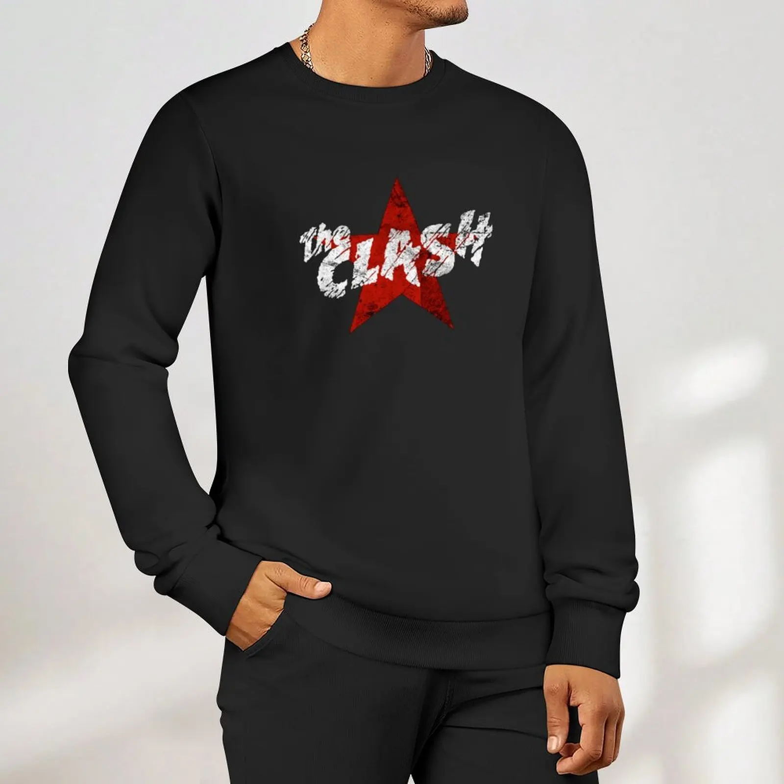 بلوفر Red Star Clash ملابس الخريف الكورية للرجال قميص العرق ملابس الرجال ملابس رياضية بقلنسوة