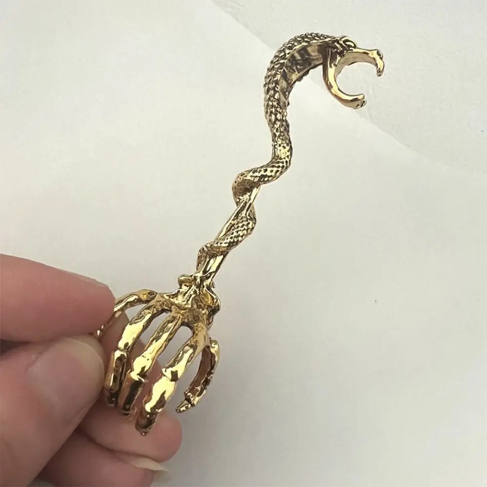 حامل سجائر رف مع مشبك إصبع ، أدوات باردة ، ملحق التدخين ، أداة مدخن المعادن ، خاتم التنين ، هدية للرجل ، 1 قطعة #5