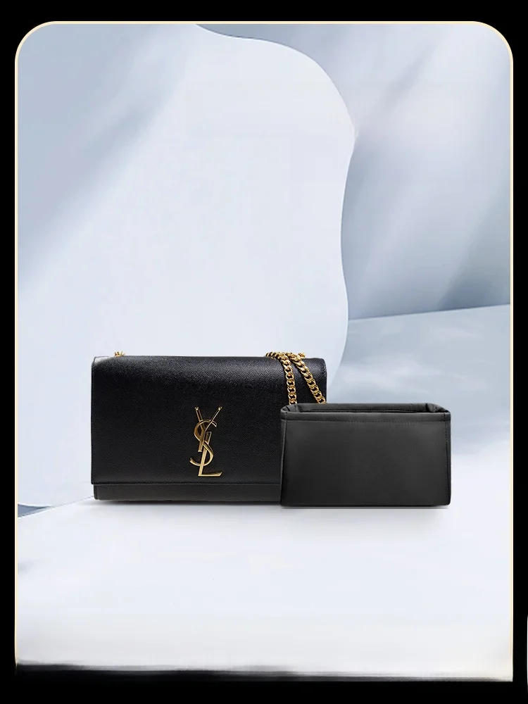 

Small Nylon Organizer Inner Pouch for Saint Laurent Kate oulder Bag Square ape Plain Color Storage Bag for Everyone