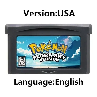 GBA Game Cartridge Pokemon Series Crown Flory Sky Unbound Quetzal geglazuurde Gaia Emerald Legacy videogameconsolekaart