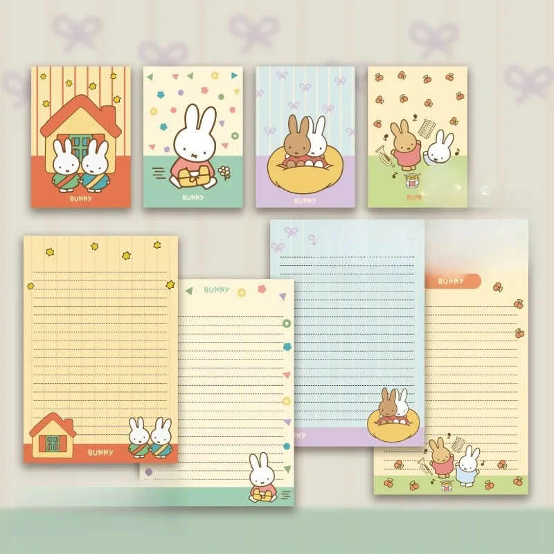 Cartoon Kawaii New Envelope Campus Advanced Letter Paper Birthday Card Simple Ins Style Colorful Write Smoothly Good Looks Miffy