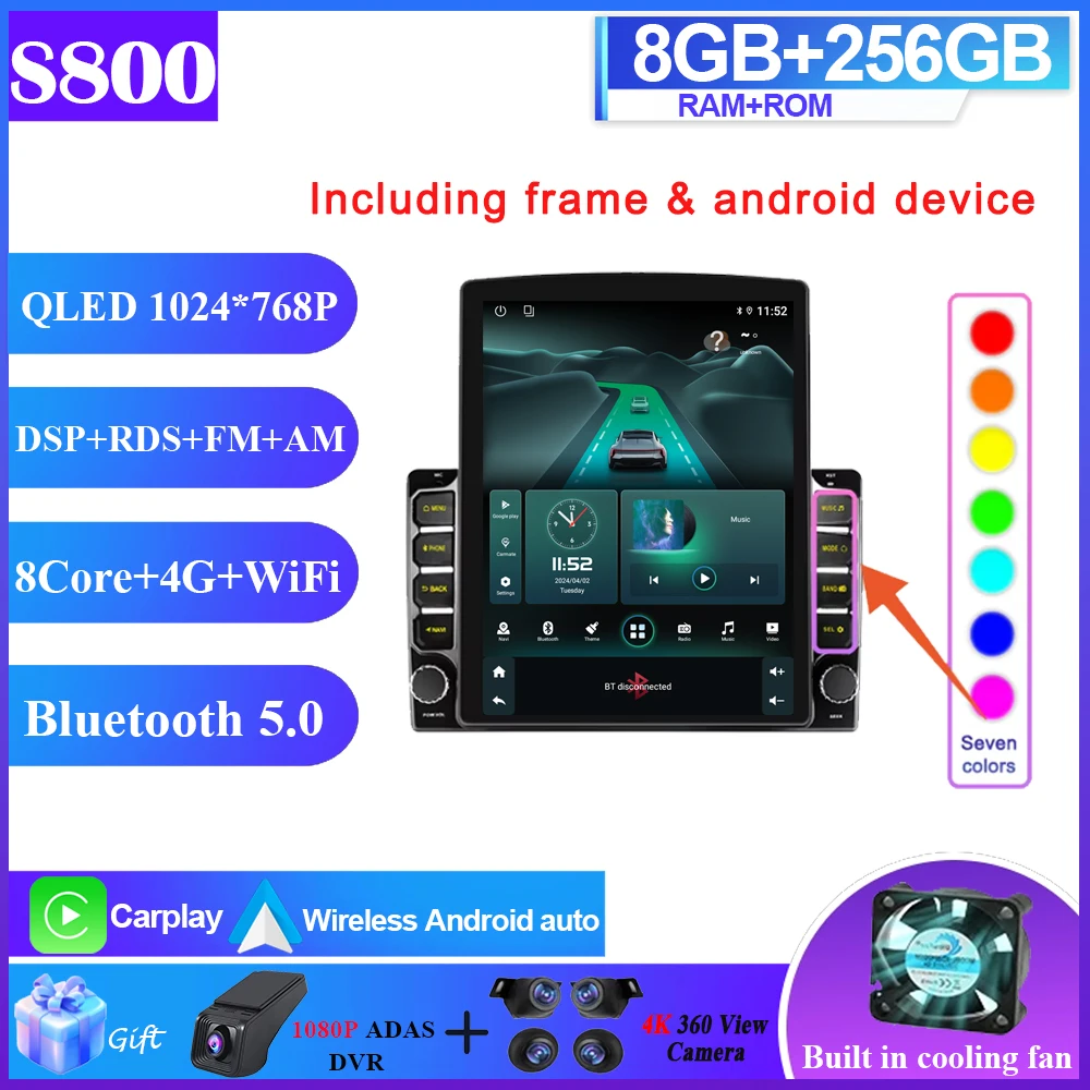 Android 14 Auto Radio Voor Renault Traffic 3 2014-2021 Voor Opel Vivaro B 2014-2018 Multimedia Video Player navigatie Gps Dsp