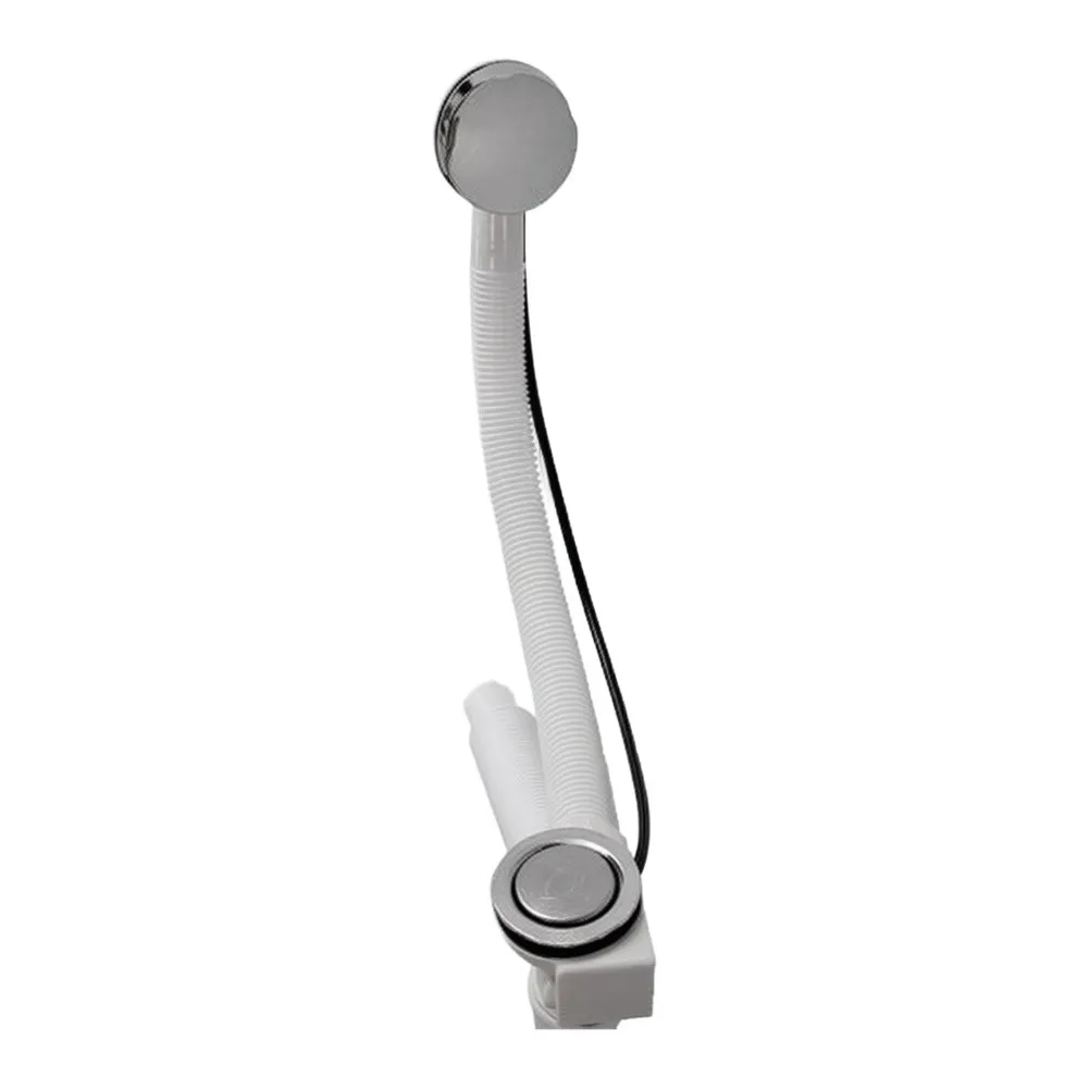 For Daily Bathing Use Bath Waste With Overflow Plastic Tub Drain Leakage Gasket Erosion Resistant For Standard Bathtubs
