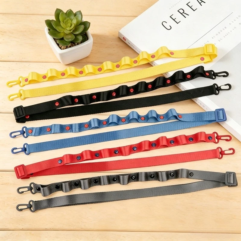 Customized Name Keychain 8-hole Doll Lanyard Multifunctional Shoulder Strap Crossbody Bag Webbing Nylon Adjustable Ribbon