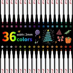 Metal beautiful pen, color painting pen, multi-function calligraphy practice pen, special pen for students, hand account marker