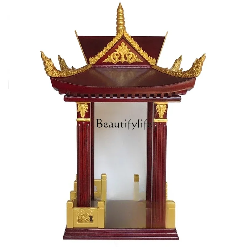 

4 Buddhist niche four-sided god offering platform