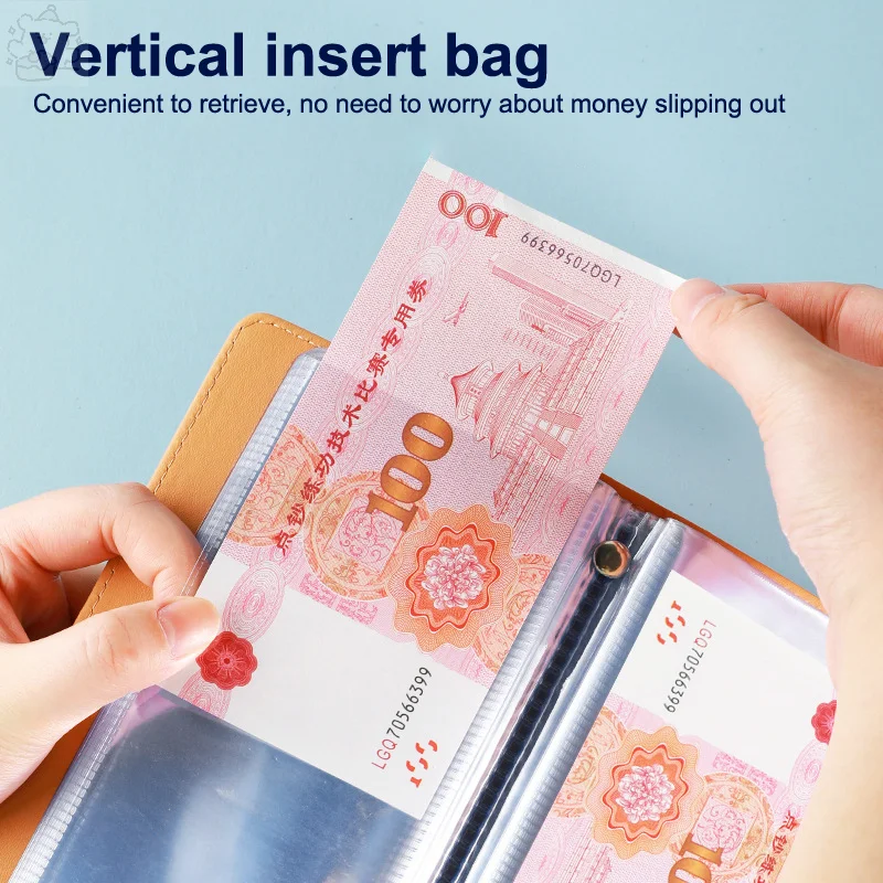 Large Capacity 100 Envelope Saving Money Challenge Notebook Binder Reusable Budget Savings Book