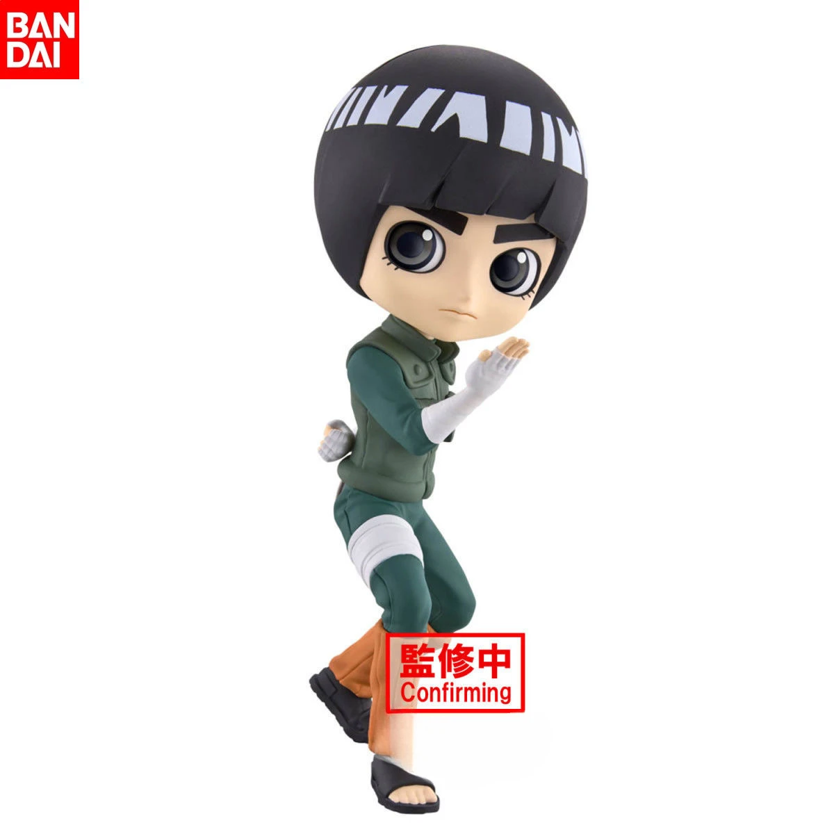 15cm Naruto Qposket Anime Character Rock Lee Hand Model Bandai Original Anime Character Doll Model Collection Toy Ornaments