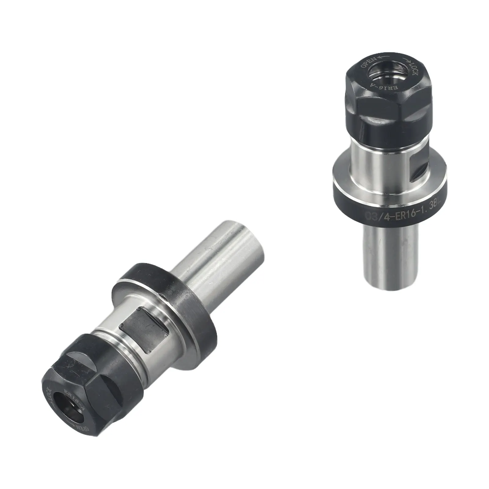 3 4 Shank Collet ER16 Collet Chuck Metalworking 1 38 Handle Length Flange 1 5 Inches Overall Length 2 68 Inches