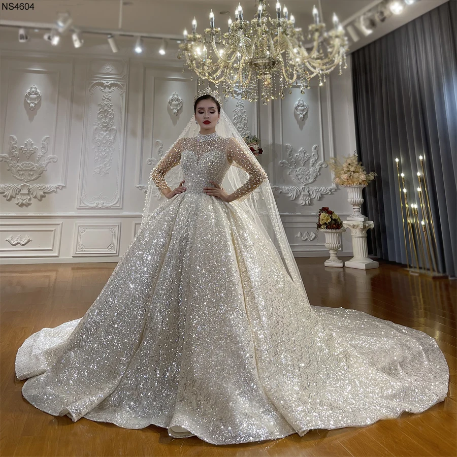 mk – Der perfekte Hochzeitsdress für die moderne Prinzessin: Eine detaillierte Bewertung des Customized NS4605 Sparkling Luxury Wedding Dresses