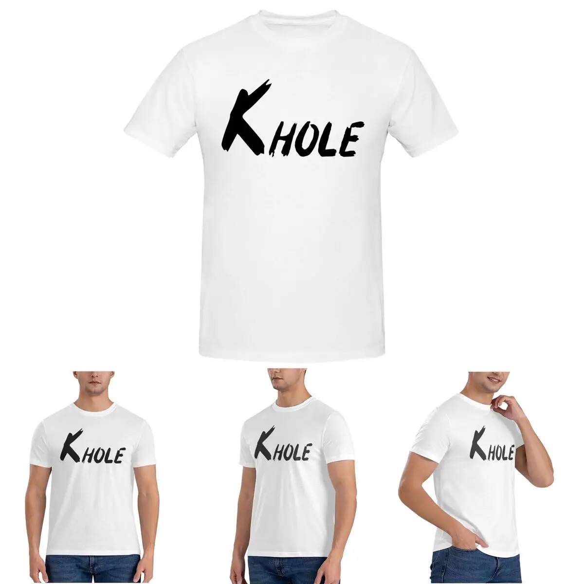 

K-Hole Ketamine Effect Keta Drug T-Shirt for Men Cotton Plus Size T Shirts Men's Tees Short Round Neck Summer Clothes Tops S-6XL