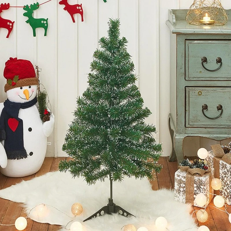 90cm scanch Snow Flower tree Christmas tabletop small tree