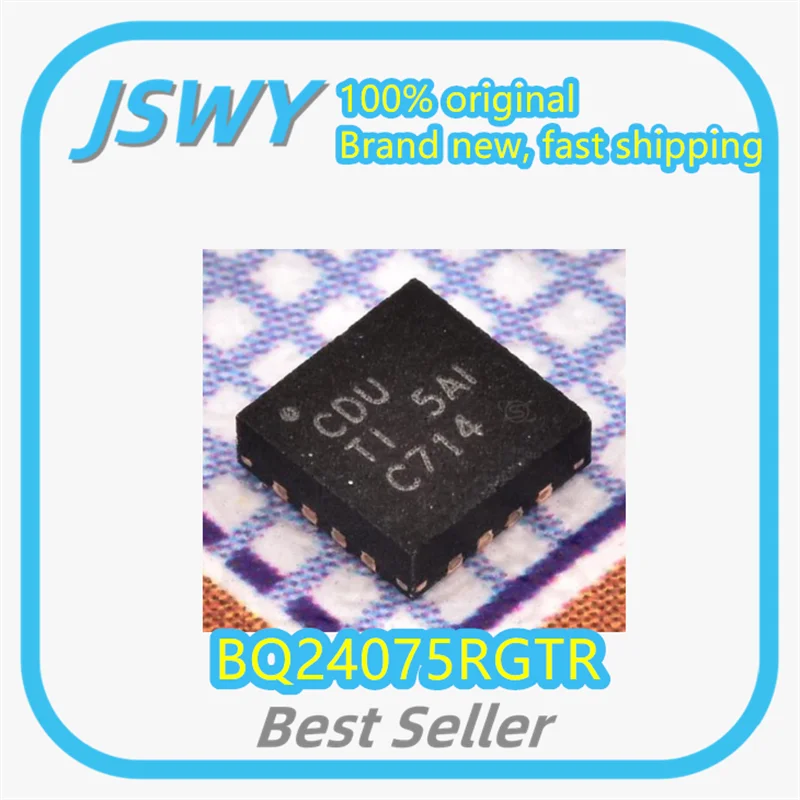 

(10/50pcs) BQ24075RGTR BQ24075 Silk-Screen CDU QFN-16 Battery Power Management IC Brand New Original Mass Stock