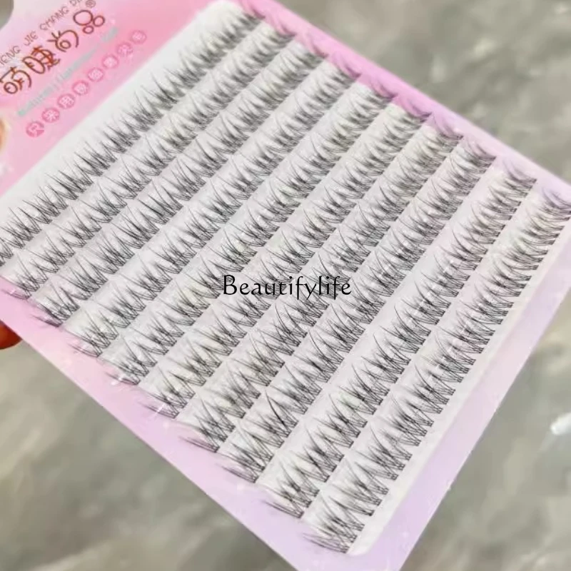 

Super Soft Sheer Root False Eyelashes Female Natural Simulation Fishtail Fairy Hair Split Type