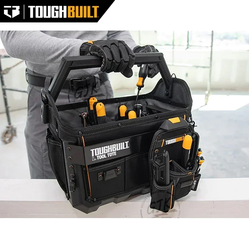 ToughBuilt TB-CT-82-16 Large Hard Body Tool Tote 400m / 16" Basket Storage Portable Suitcases