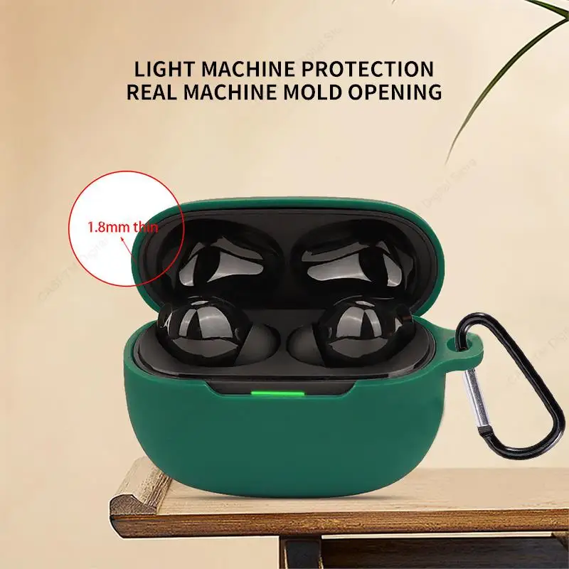 حافظة من السيليكون لهاتف Redmi Buds 5 Pro غطاء ناعم لهاتف Xiaomi Redmi Buds 5 Pro Buds5 5Pro حافظة سماعة أذن واقية Buds 5 Pro Funda