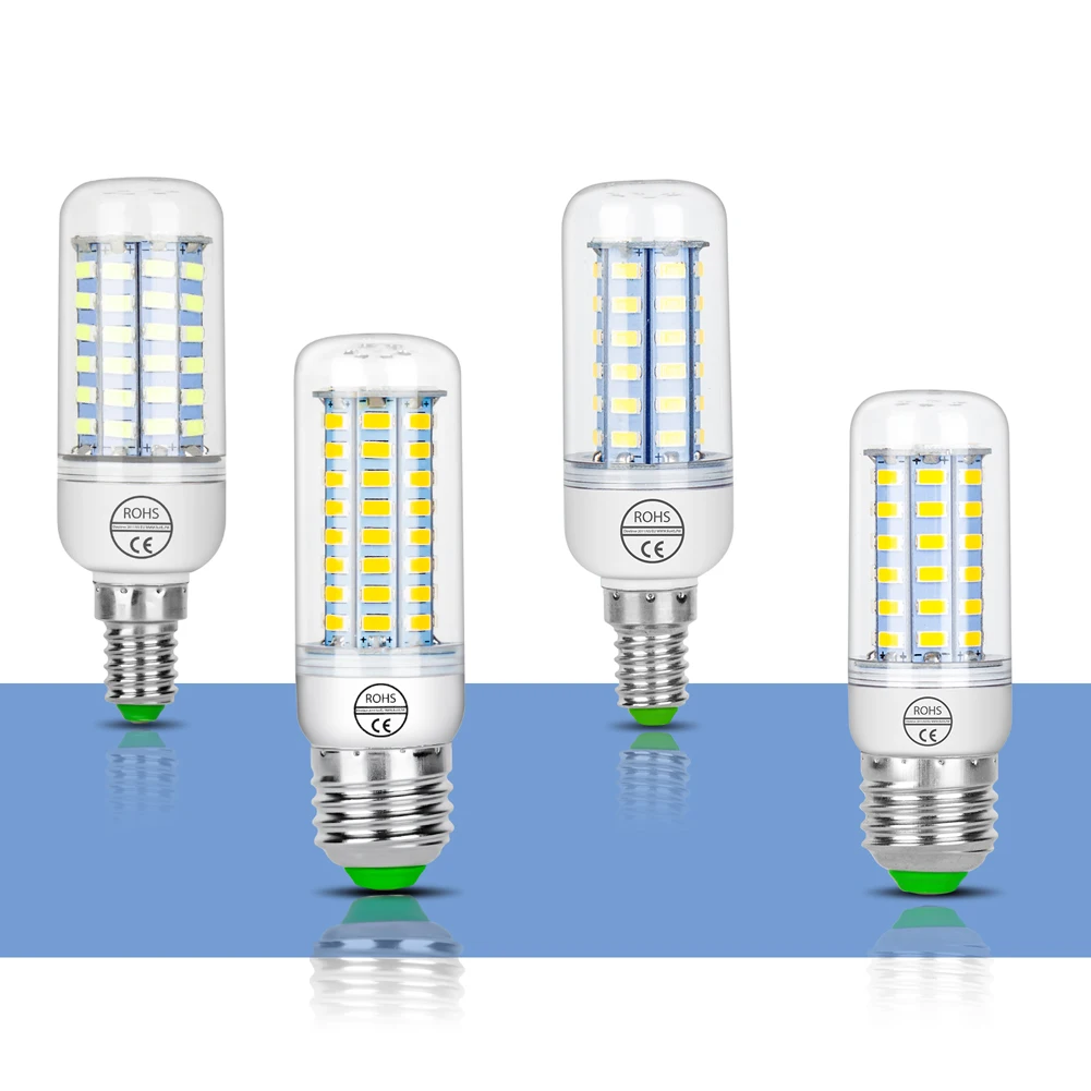 Bombilla Led E27 de 220V, lámpara E14 Candel GU10, B22, foco G9, lámpara de araña, Bombilla Led de maíz de ahorro de energía