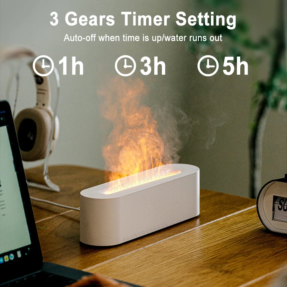 불꽃 퍼기 tipo세기 빠저, 홈 침실용 USB 데방 공기 가습기 가습기