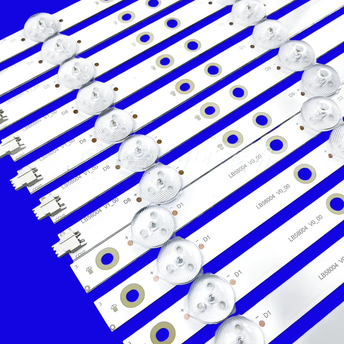 Kit 16pcs LED Strip For 58PUS8545/12 58PUS8545 12 58PUS8505/12 LB58004 V0_00 58PUS8535/12 58PUS8555 LBM580M1501 LB58009 V1_00