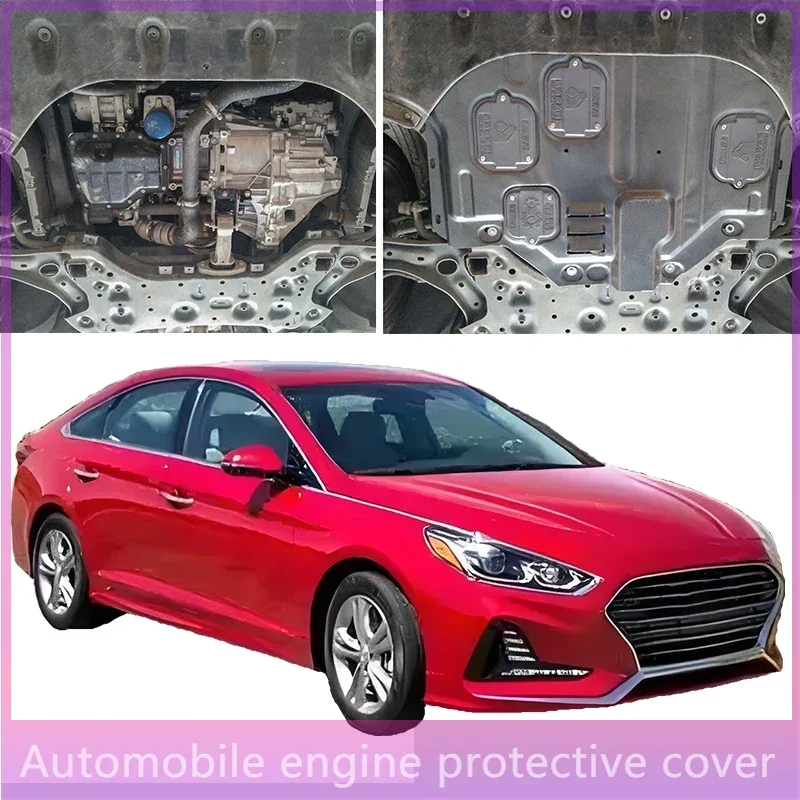 تحت لوحة حماية المحرك سبلاش درع الطين الحاجز غطاء ألواح Mudflap Mudapron Mudgu لشركة هيونداي سوناتا 2011-2019 2015