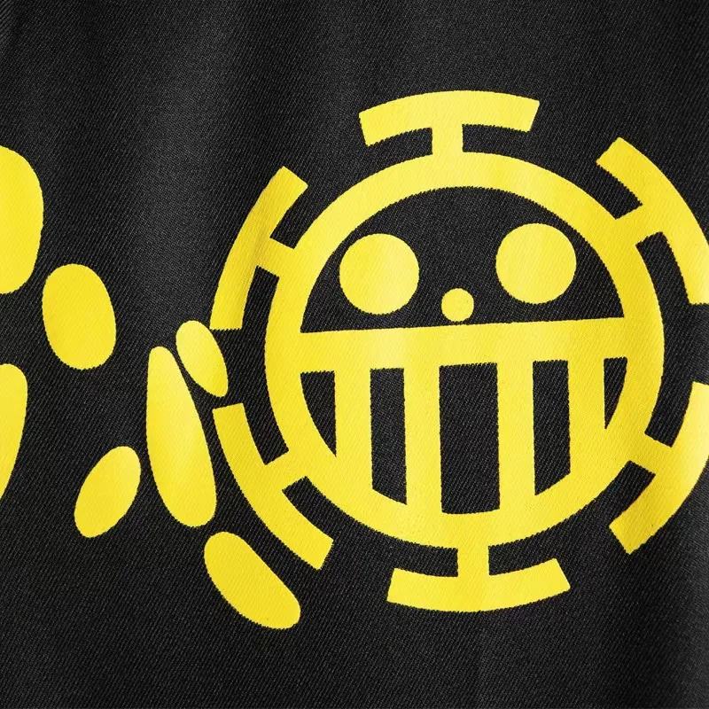 One Piece Anime Bilibili, Trafalgar D Água Lei Longo Blusão para Cosplay, Traje de Halloween, Trafalgar Coat