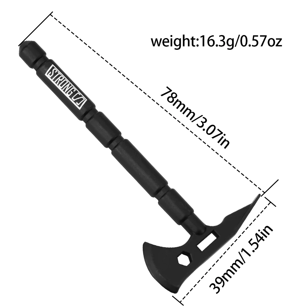 3pcs 금속 시뮬레이션 삽 곡괭이 RC 자동차 장식 1/10 Traxxas TRX4 YK 축 SCX10 D90 RC 크롤러 자동차 DIY 부품