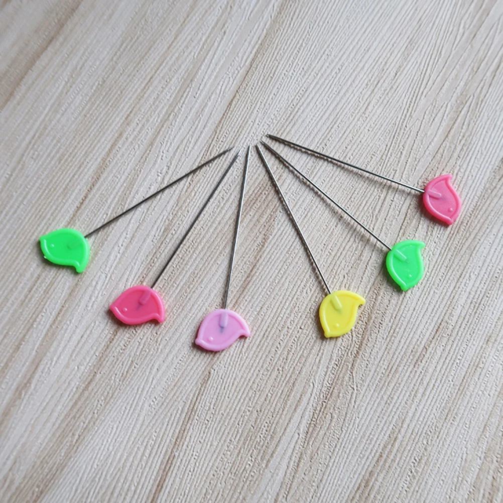 

50Pcs Multicolor Flat Bird Head Pins Durable Sewing Craft Accessories for Hats Shoes Bags Projects Sewing Pins