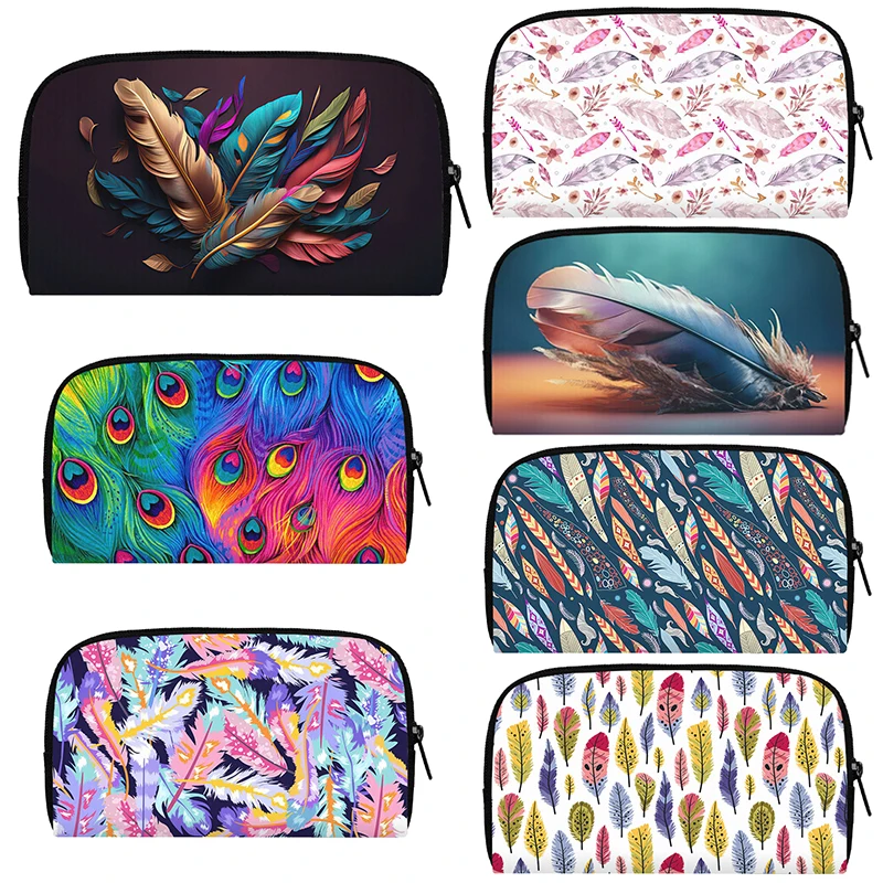 

3D Bird Feather Pattern Wallet Angel Wings Purses Key ID Credit Card Phone Holder Women Coin Money Bag Casual Long Wallets Gifts